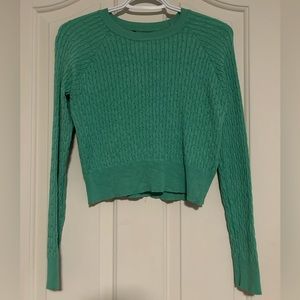 Forever 21 | Green Croped Sweater XS